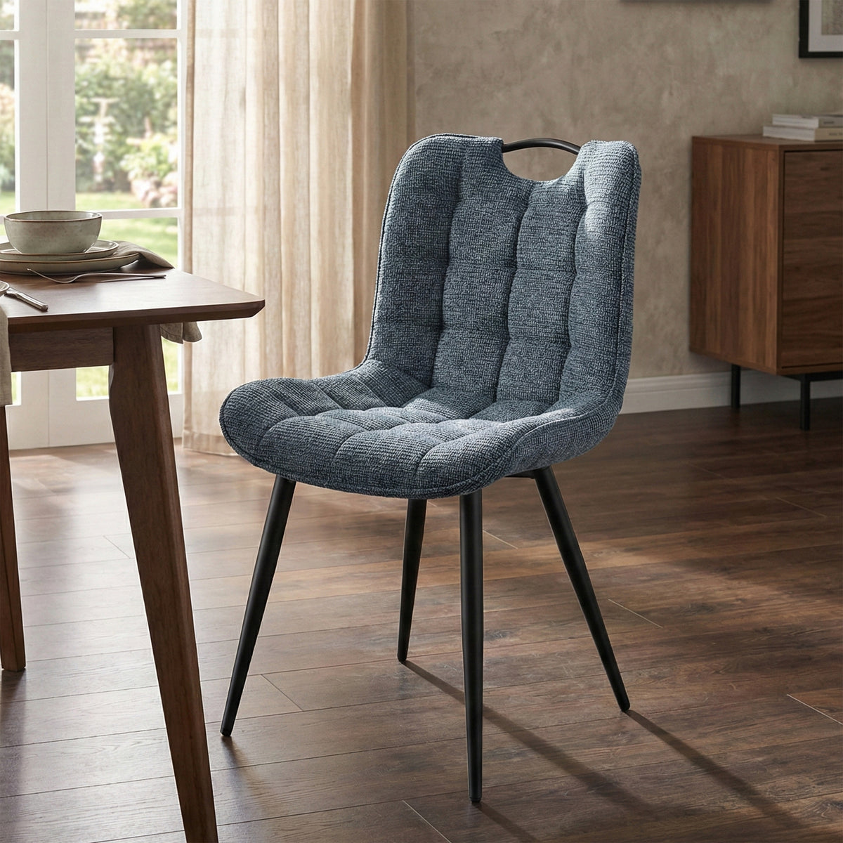 Symphony Navy dining chair in a room setting