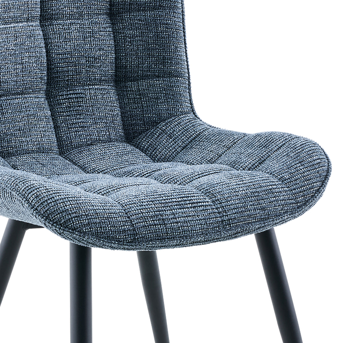 Symphony Navy dining padded seat detail