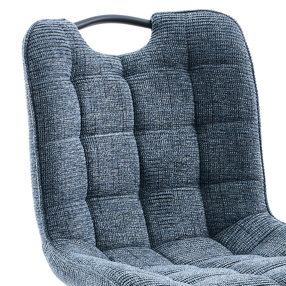 Symphony Navy dining backrest and handle detail