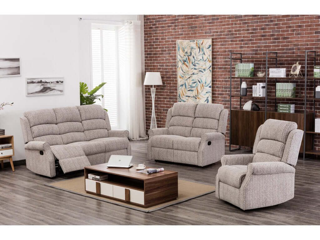 Windsor 3+1+1 Recliner Natural