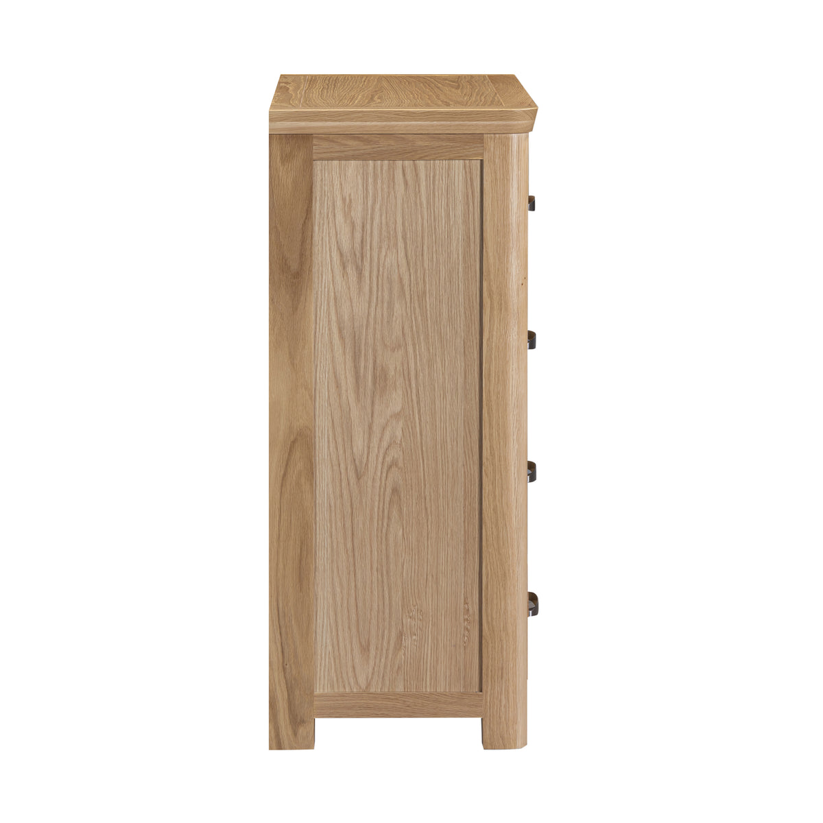 Treviso Oak 2 Over 3 Drawer Chest, side view