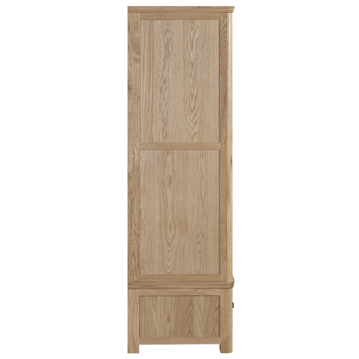 Treviso Oak 2 Door 2 Drawer Wardrobe, side view