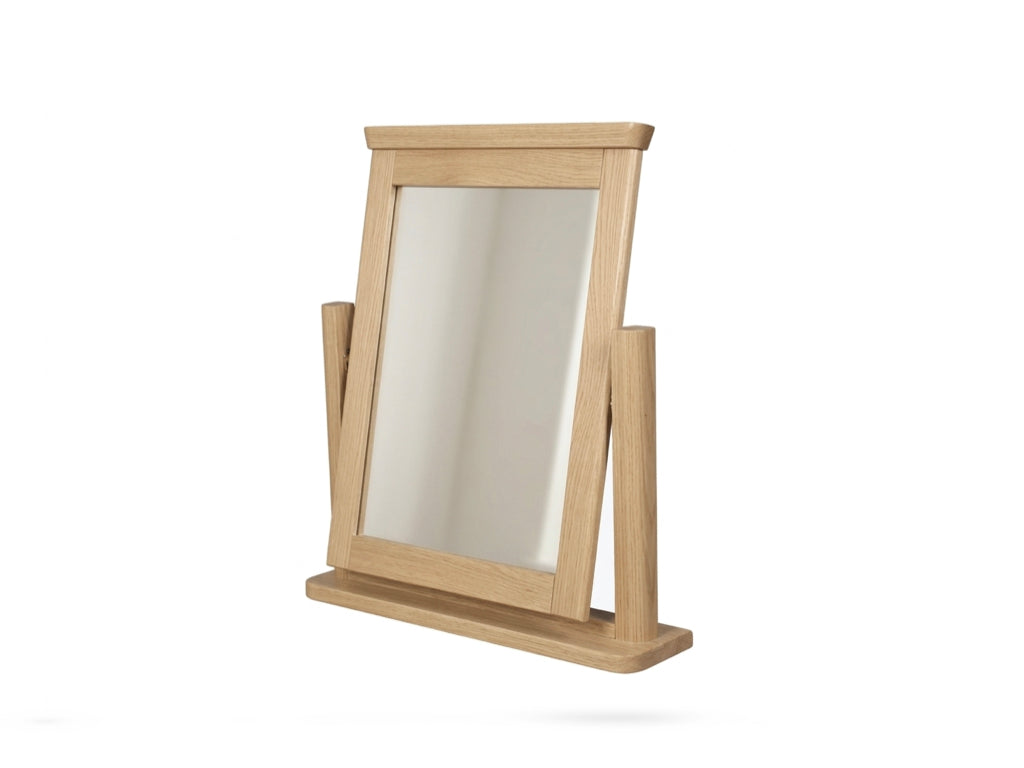 Treviso Oak Vanity Mirror, standalone vanity mirror