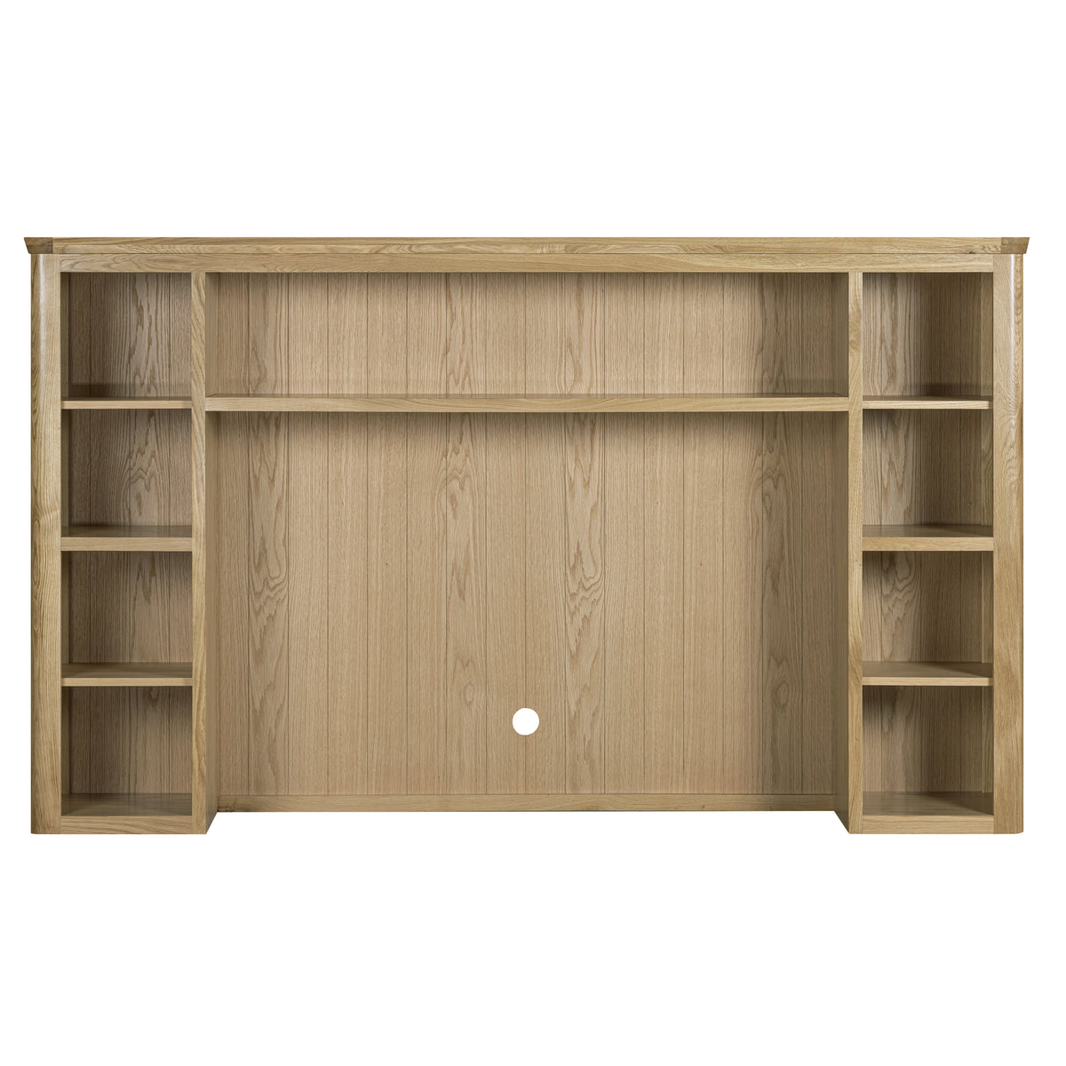 Treviso Oak Media Centre Top Unit, top unit front view