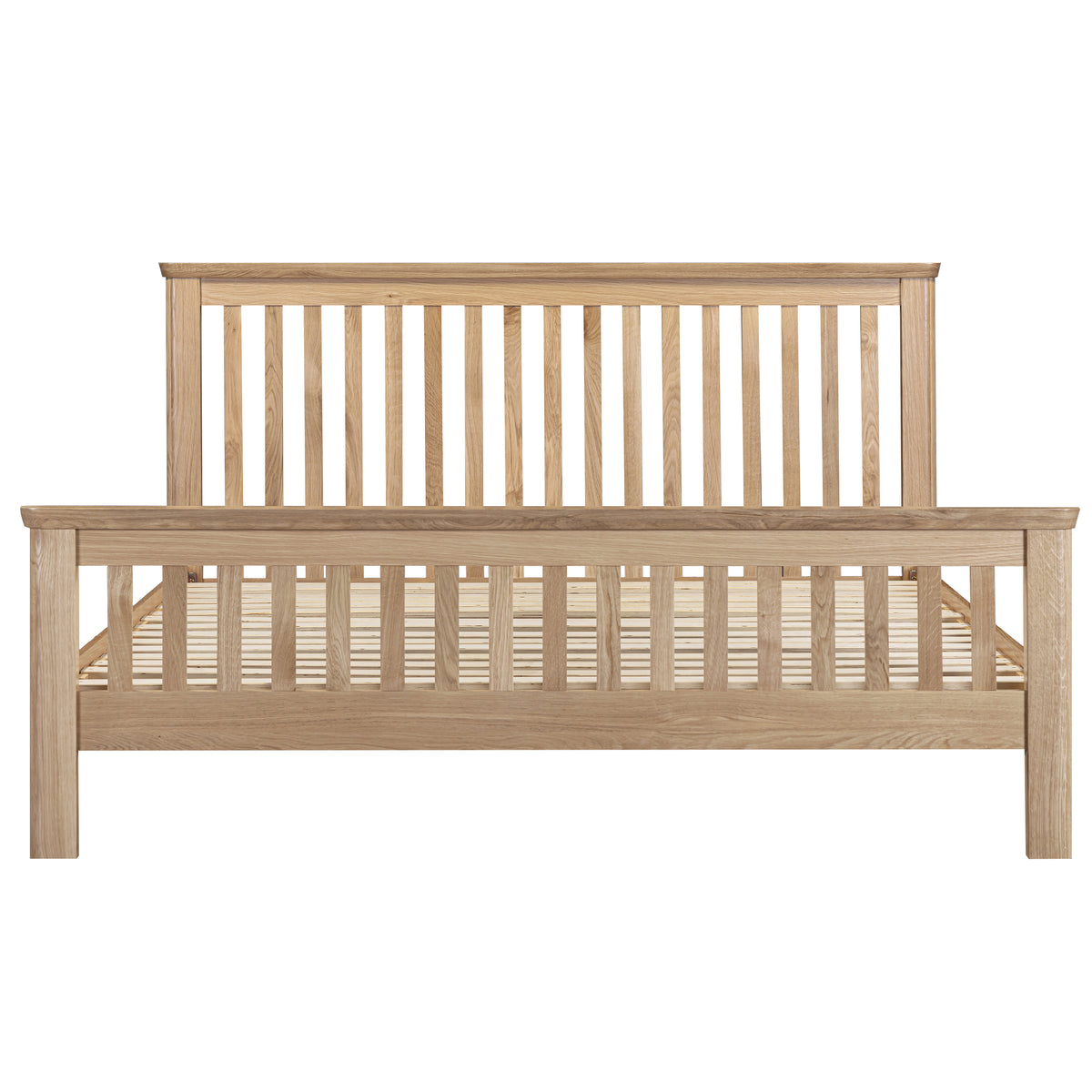 Treviso Oak Super King bed front view