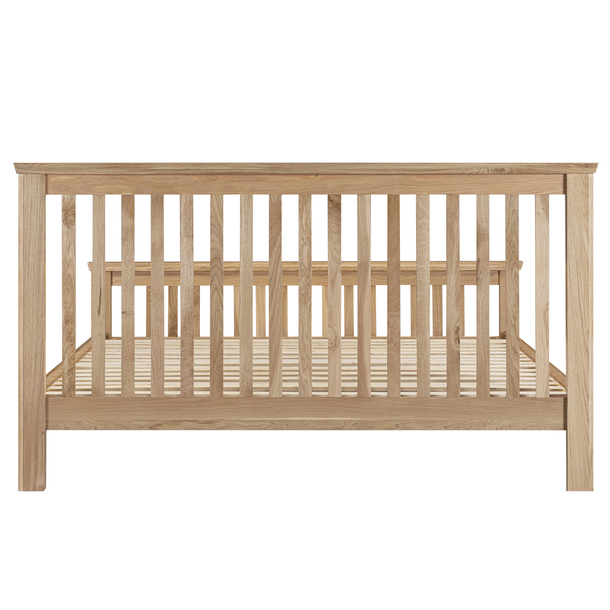 Treviso Oak Super King bed rear view