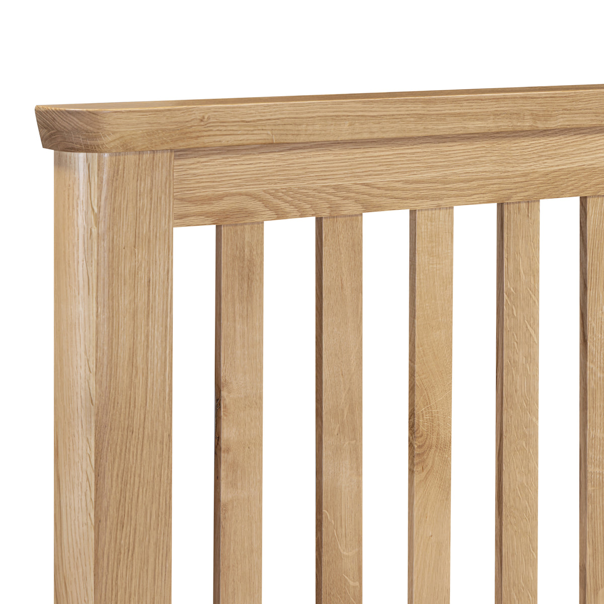 Treviso Oak Super King bed headboard detail