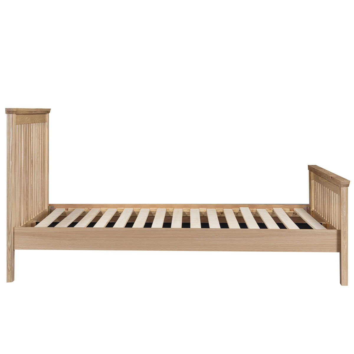 Treviso Oak King bed side view