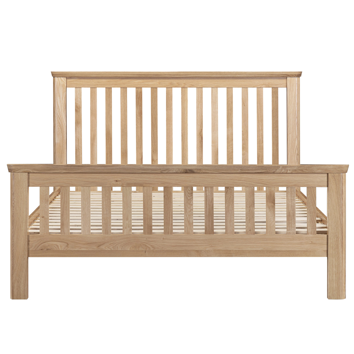 Treviso Oak King bed front view