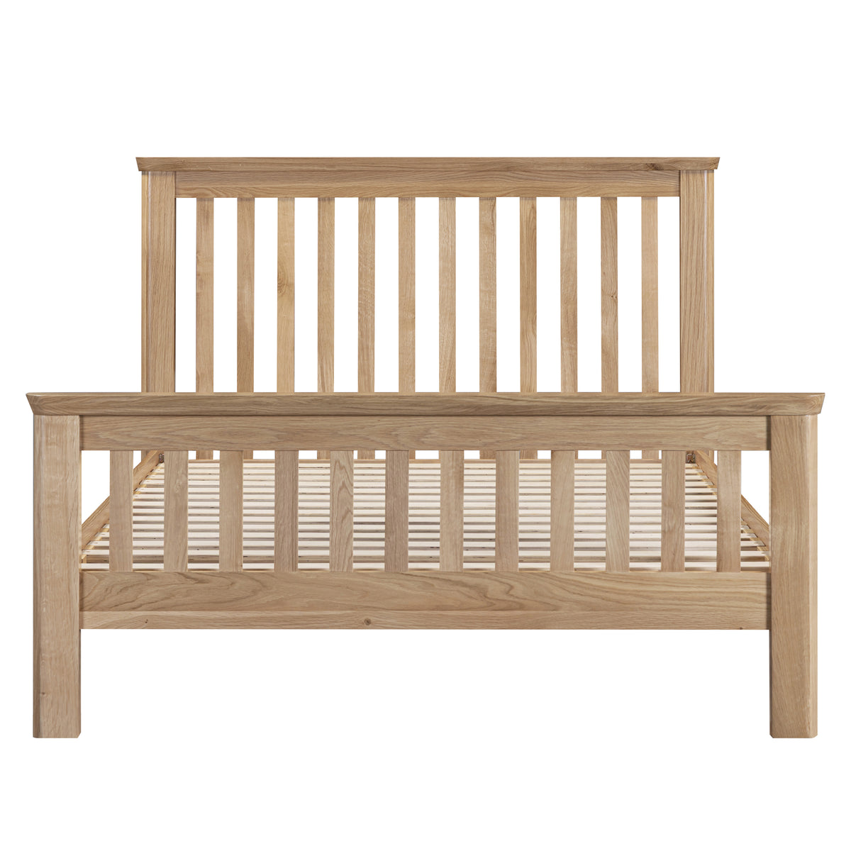 Treviso Oak Double bed front view