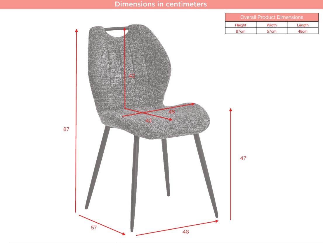 Turin Dining Chairs Set of 2