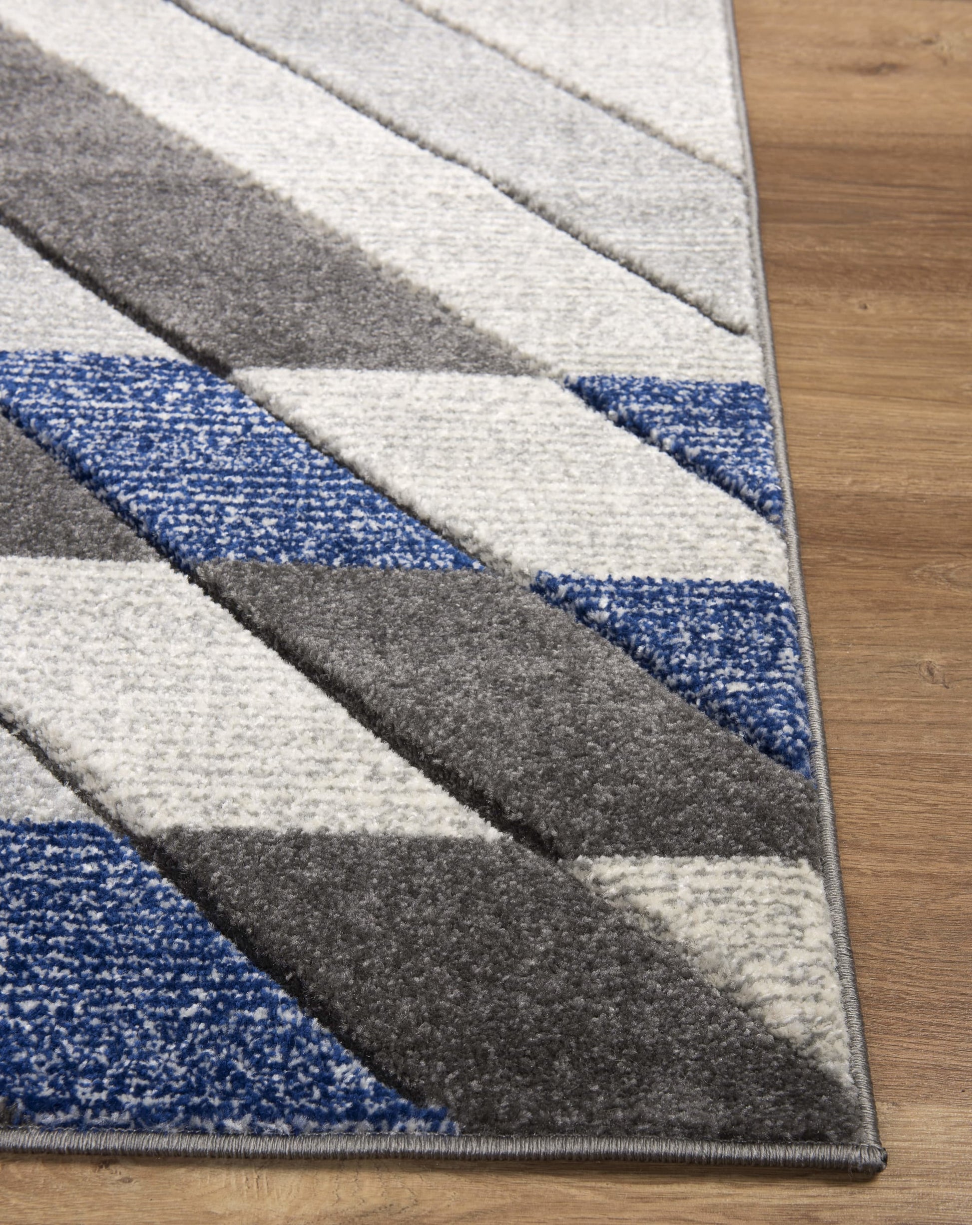 Asher Rug Grey-Navy