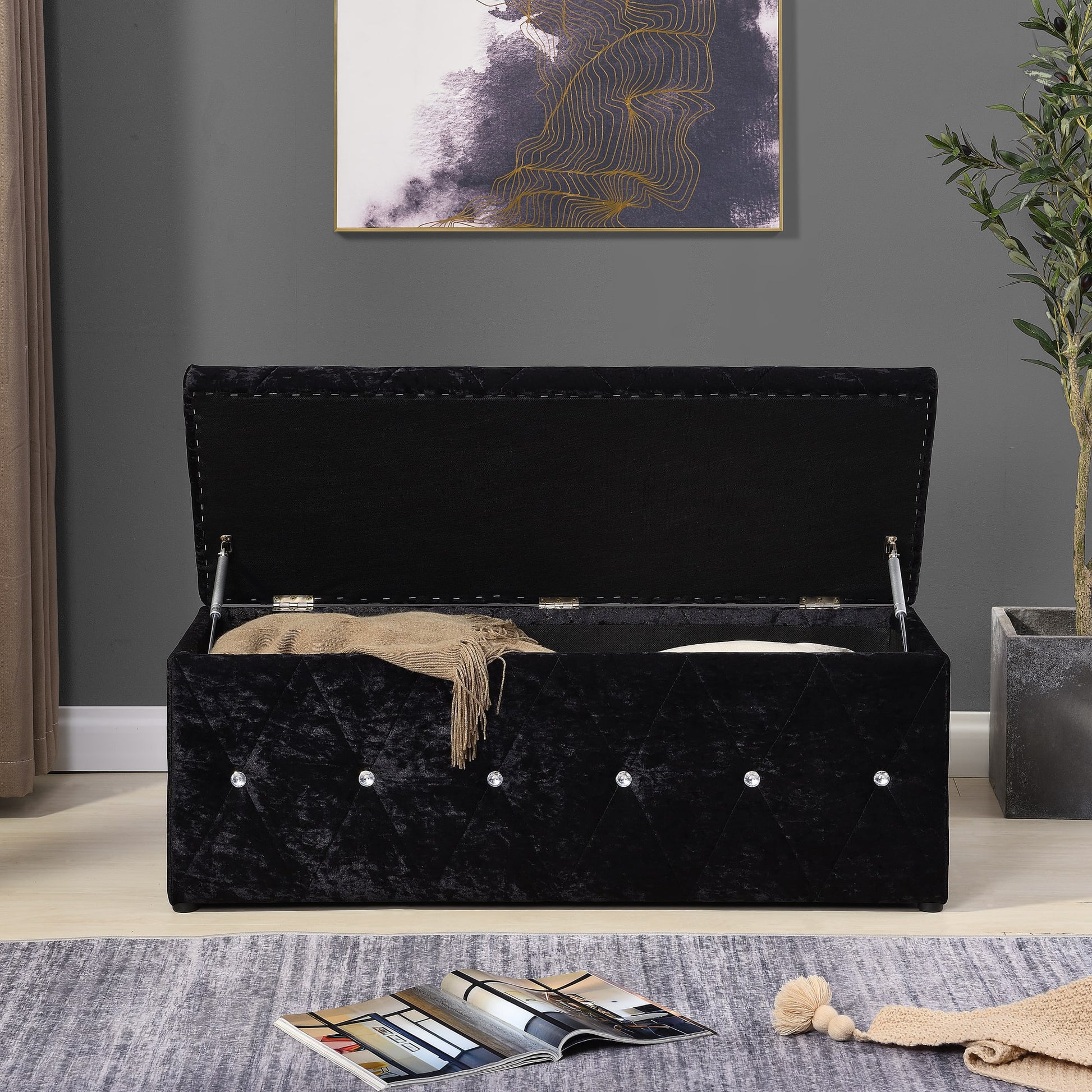 Black Blanket Box