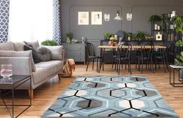 Elise Rug Blue-Grey