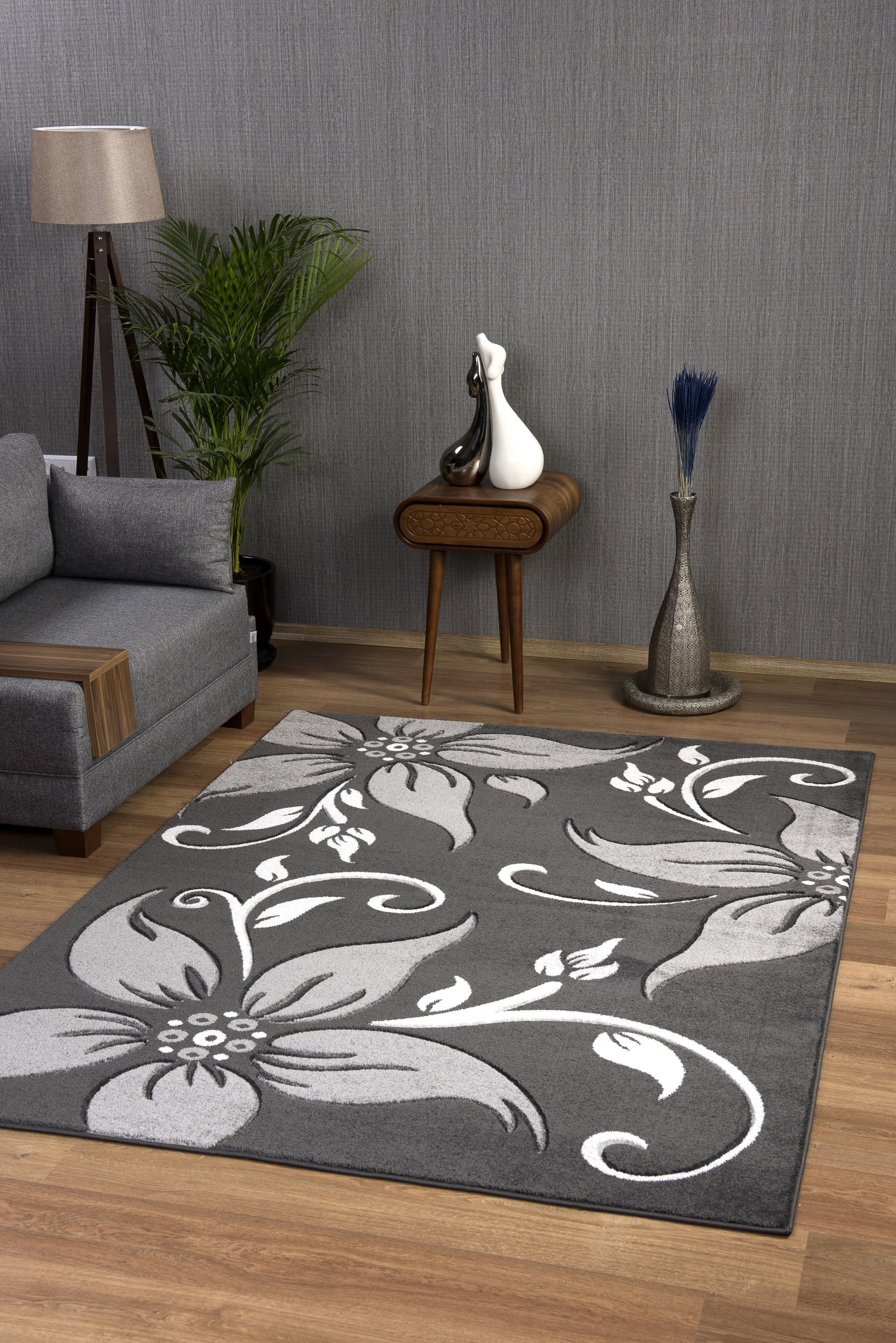 Primrose Rug Grey-Silver