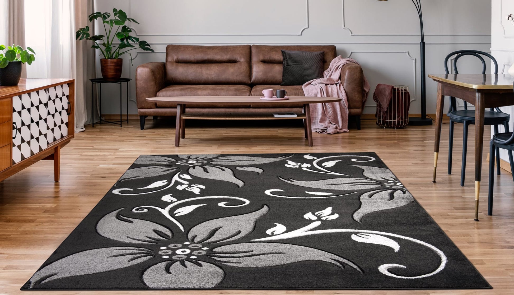 Primrose Rug Grey-Silver