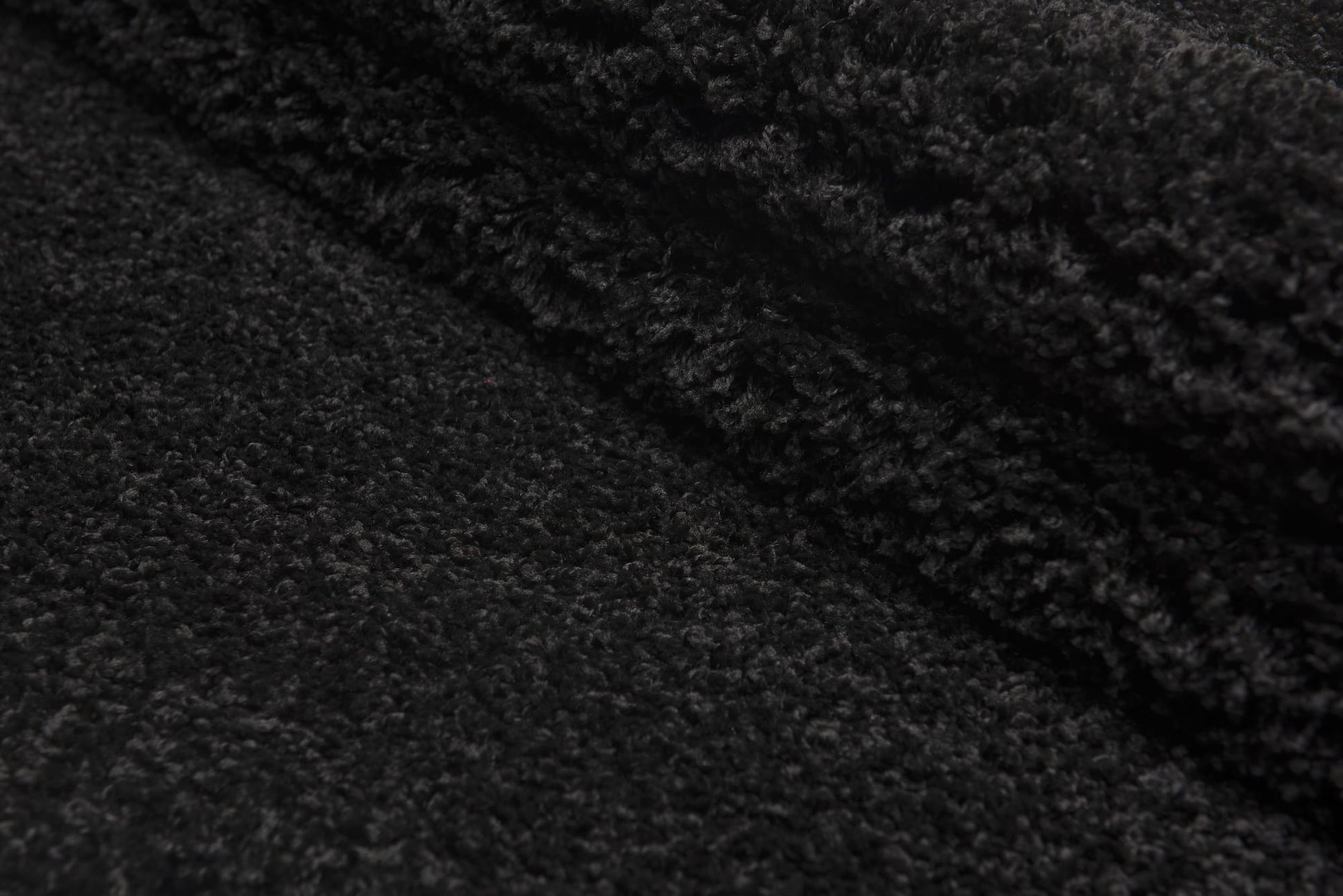 Shaggy Black Rug