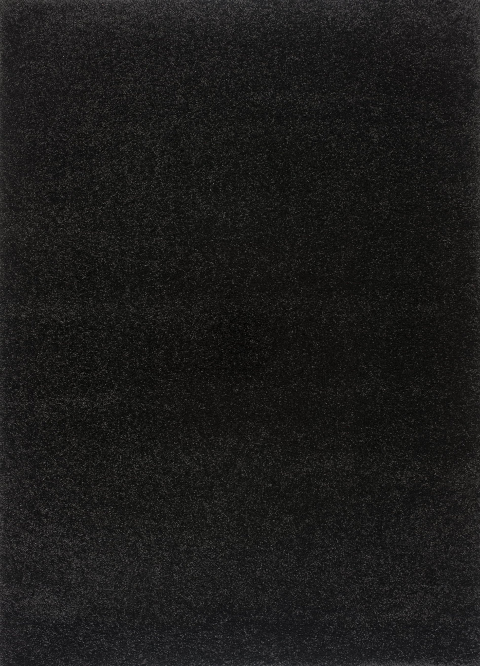 Shaggy Black Rug