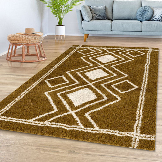 Ashton Rug - Mustard Cream