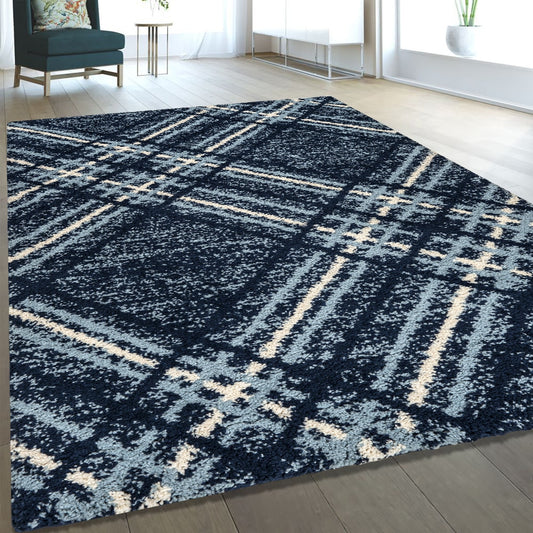 Blaze Rug - Navy Blue