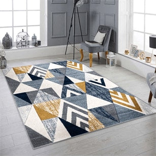 Mason Rug - 102 Blue Mustard