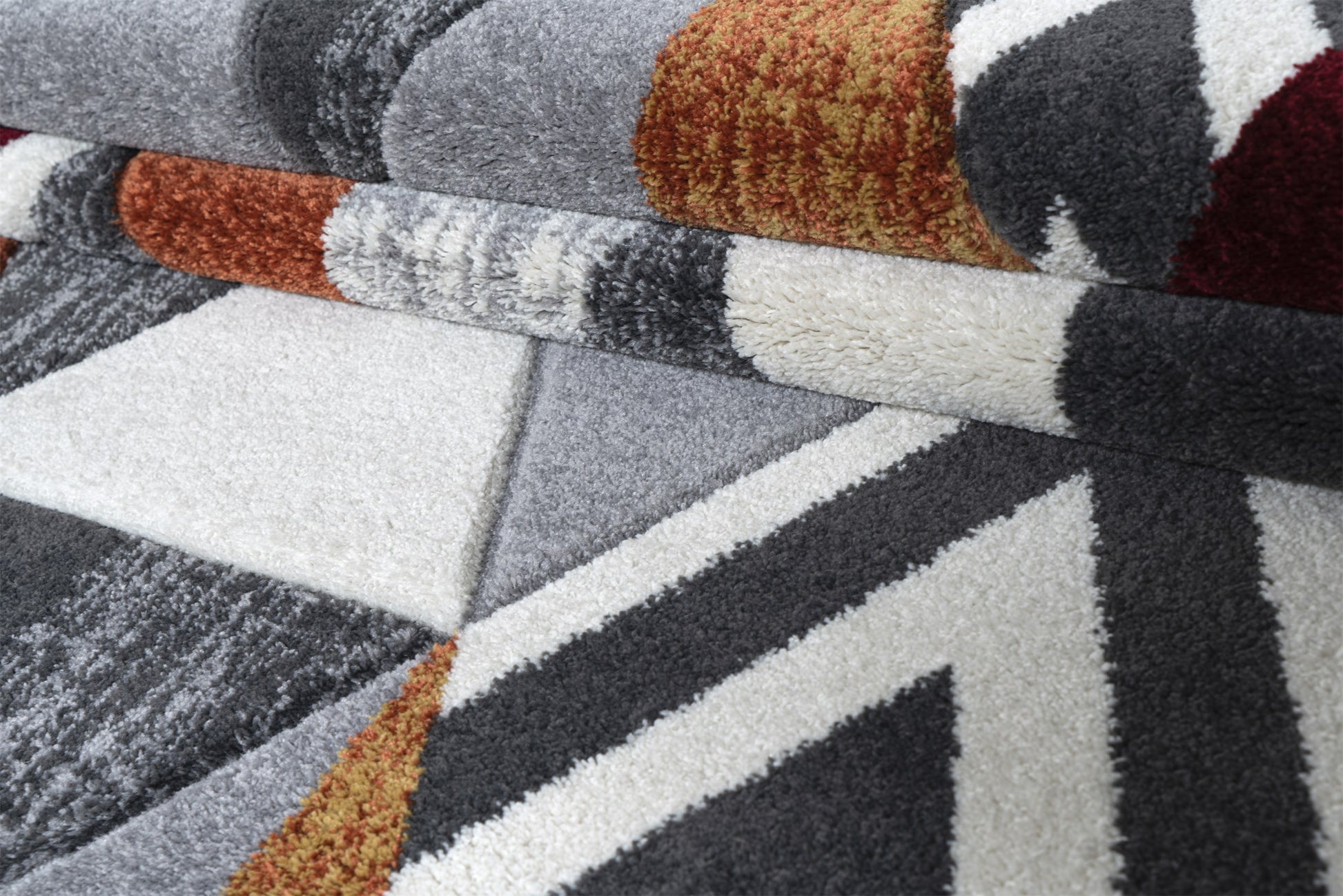 Mason Rug - 100 Grey Orange