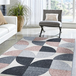 Mason Rug - 104 Grey Pink