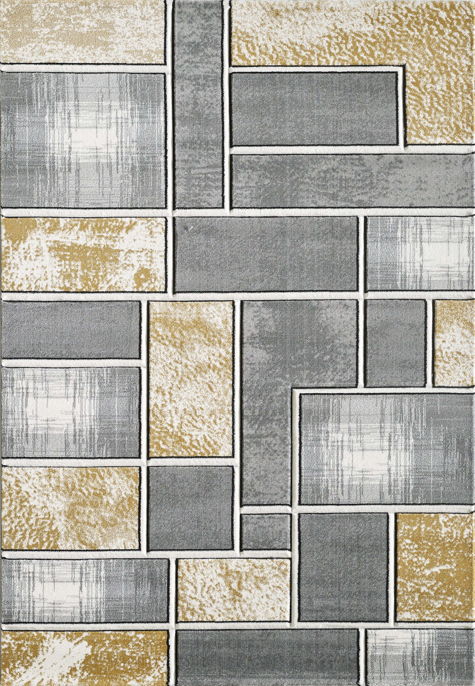 Lagos Rug - Grey Gold