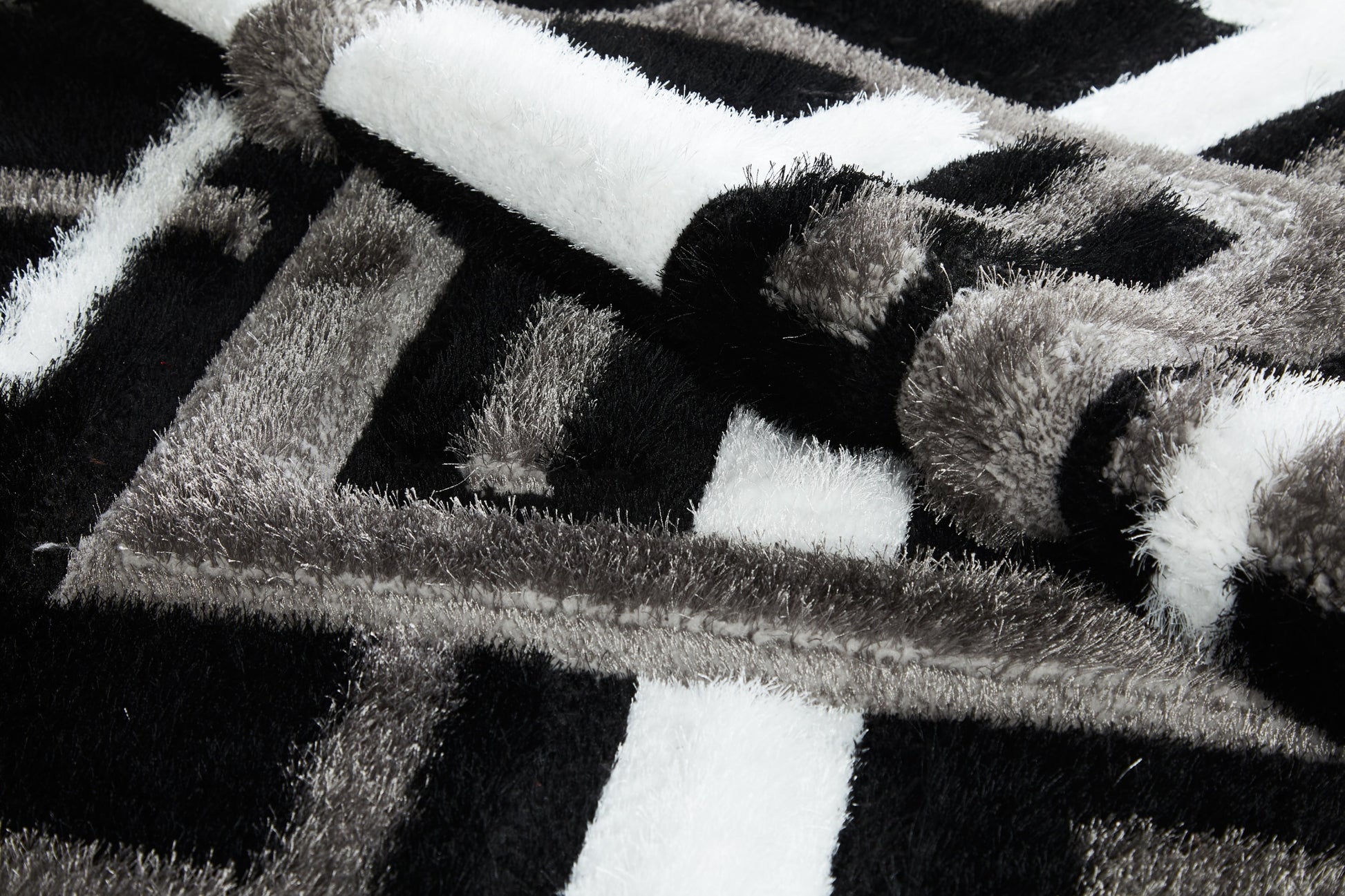 Mercury Rug - Black Grey