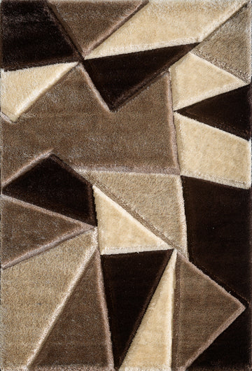 Pluton Rug - Beige Brown