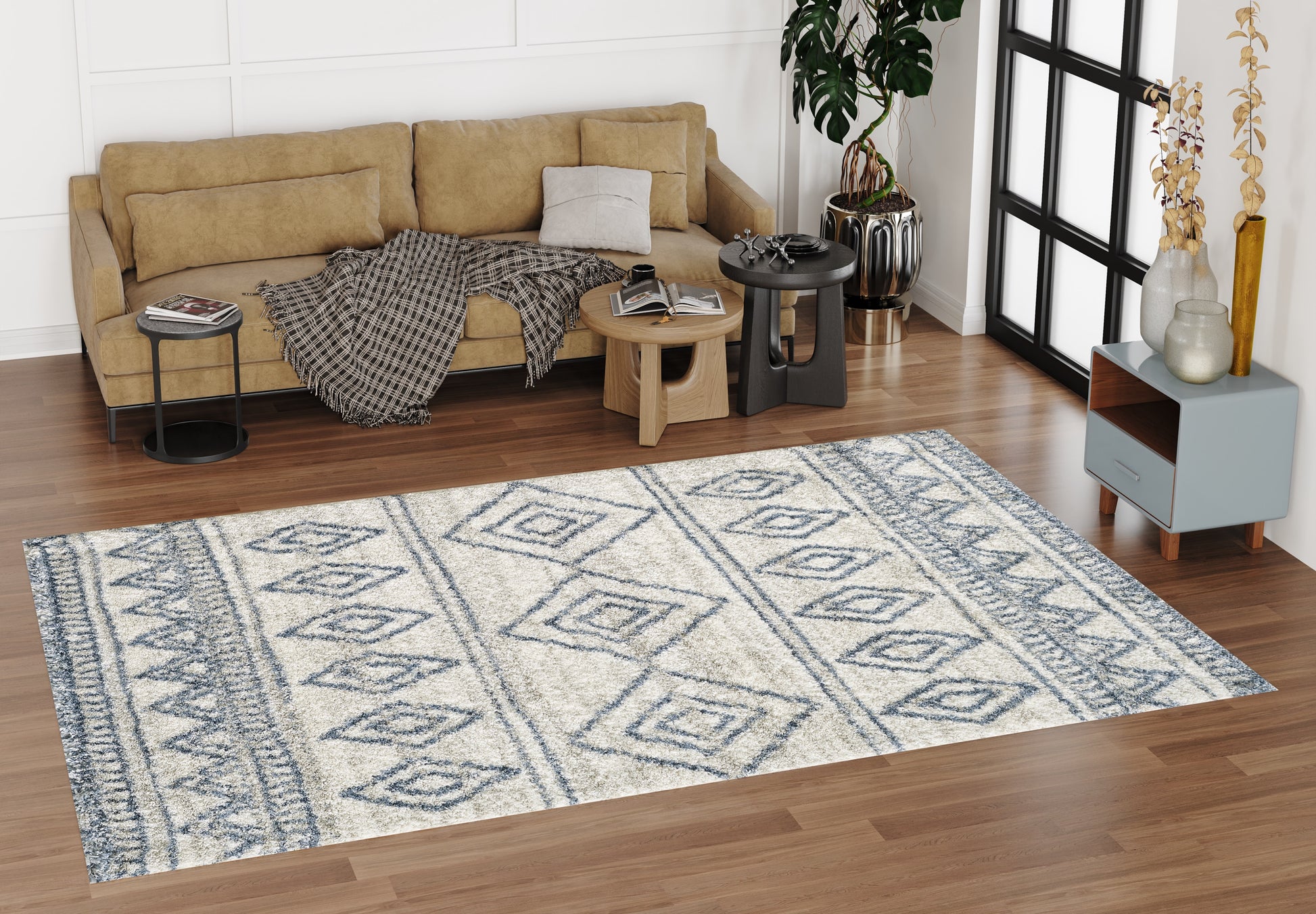 Venice Rug - White 2941