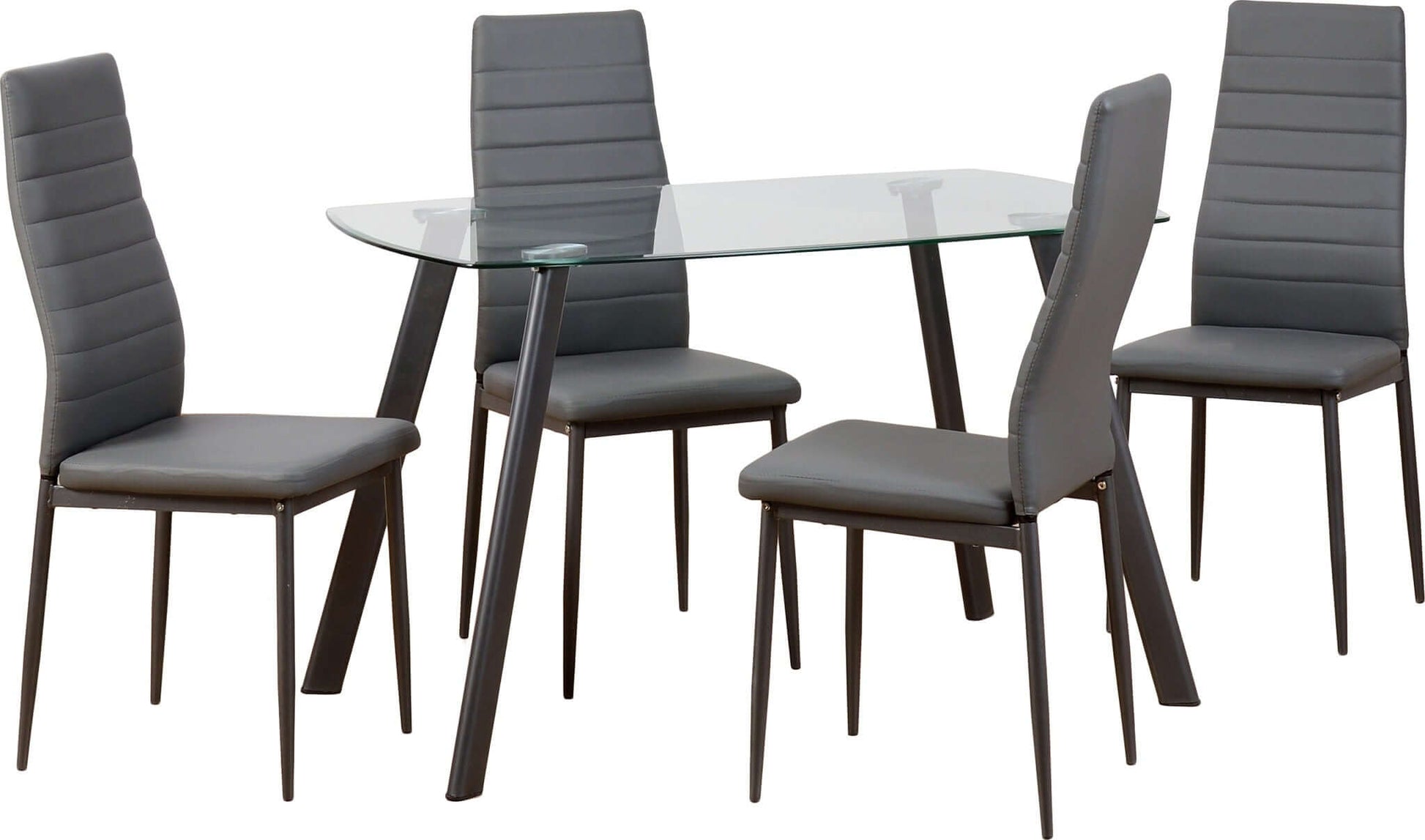 ABBEY-DINING-SET-02.jpgAbbey Chair x 2 Grey Faux Leather- The Right Buy Store