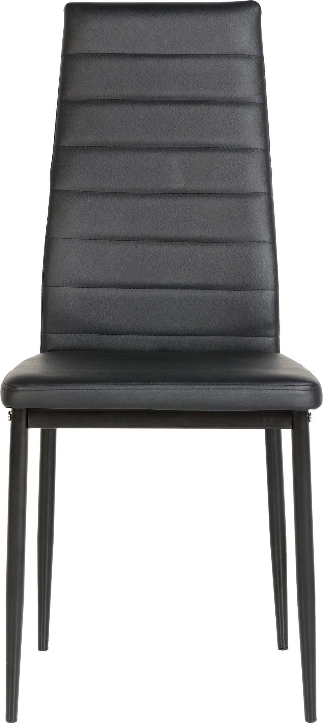 Abbey Dining Chair Black Faux Leather- The Right Buy Store