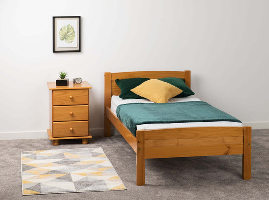 Amber 3' Single Bed - Antique Pine