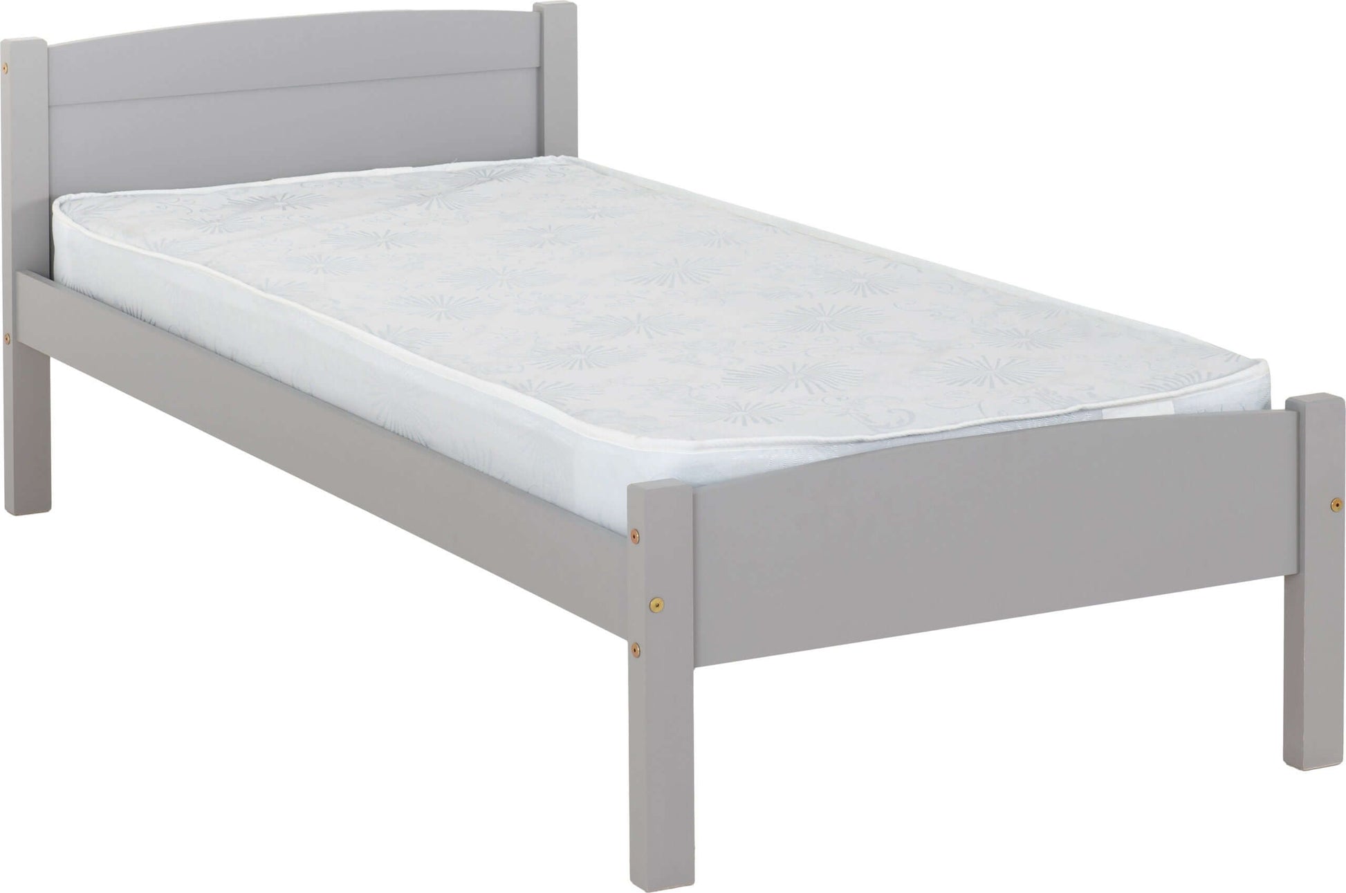 Amber 3' Single Bed Grey Slate- The Right Buy Store