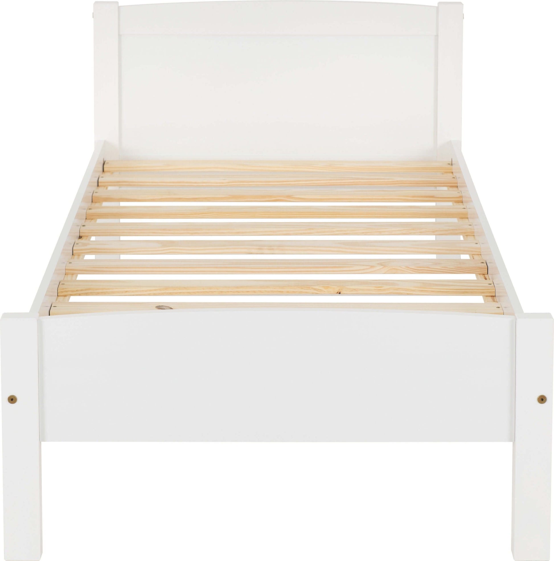 Amber 3' Single Bed White- The Right Buy Store