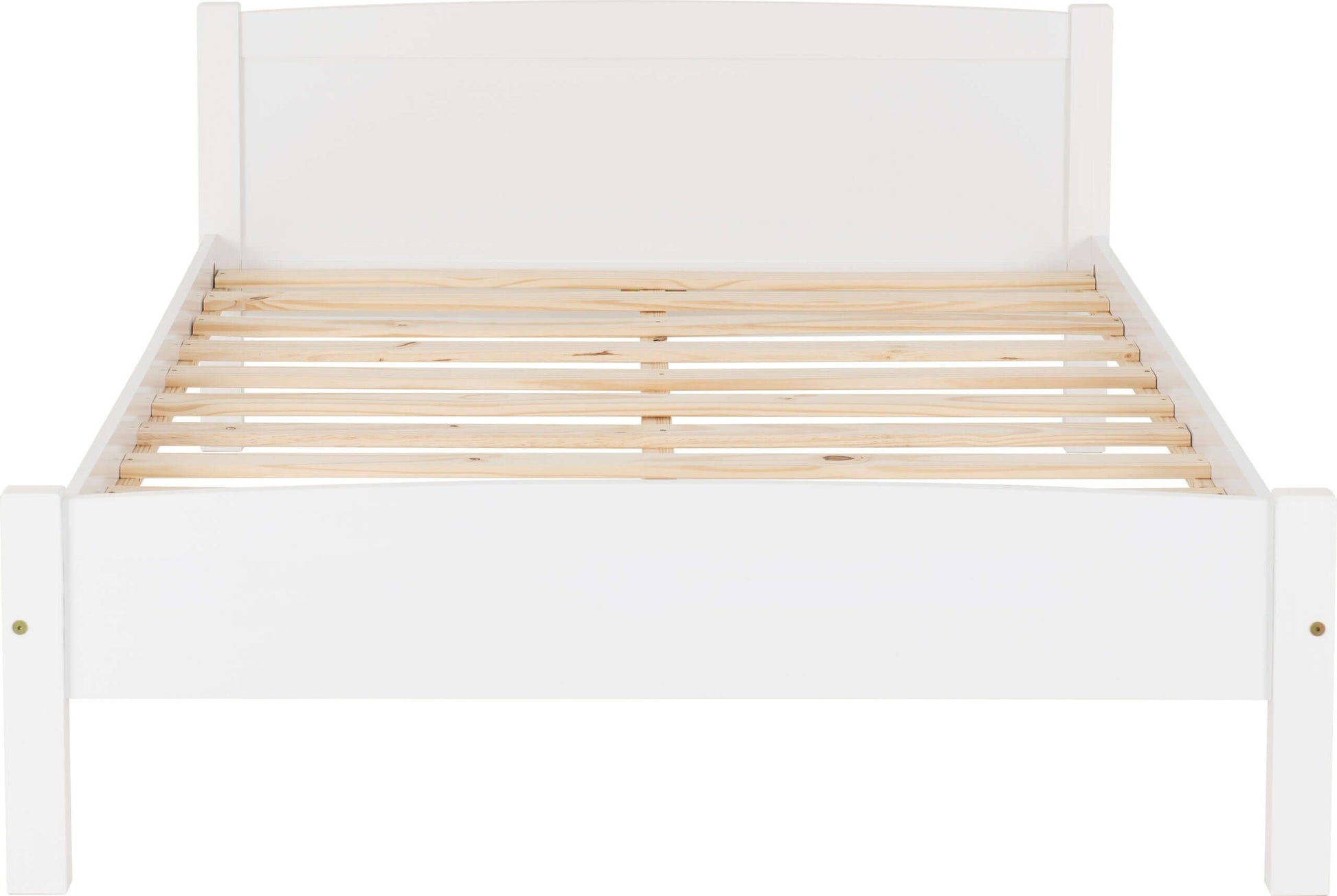 Amber 4'6" Double Bed White- The Right Buy Store