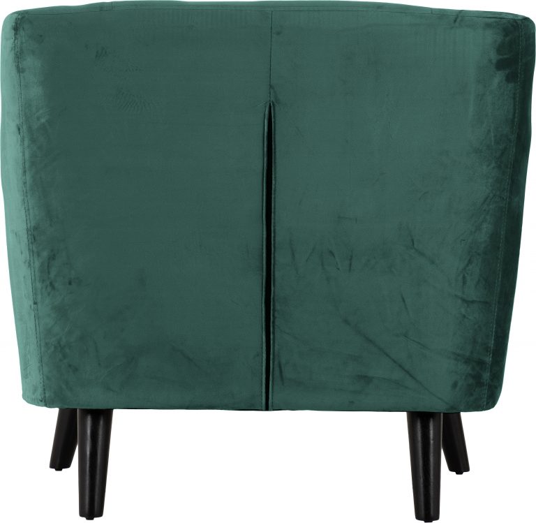 Ashley 1 Seater Sofa Green Velvet Fabric- The Right Buy Store