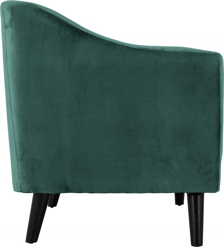 Ashley 3 Seater Sofa - Green Velvet Fabric