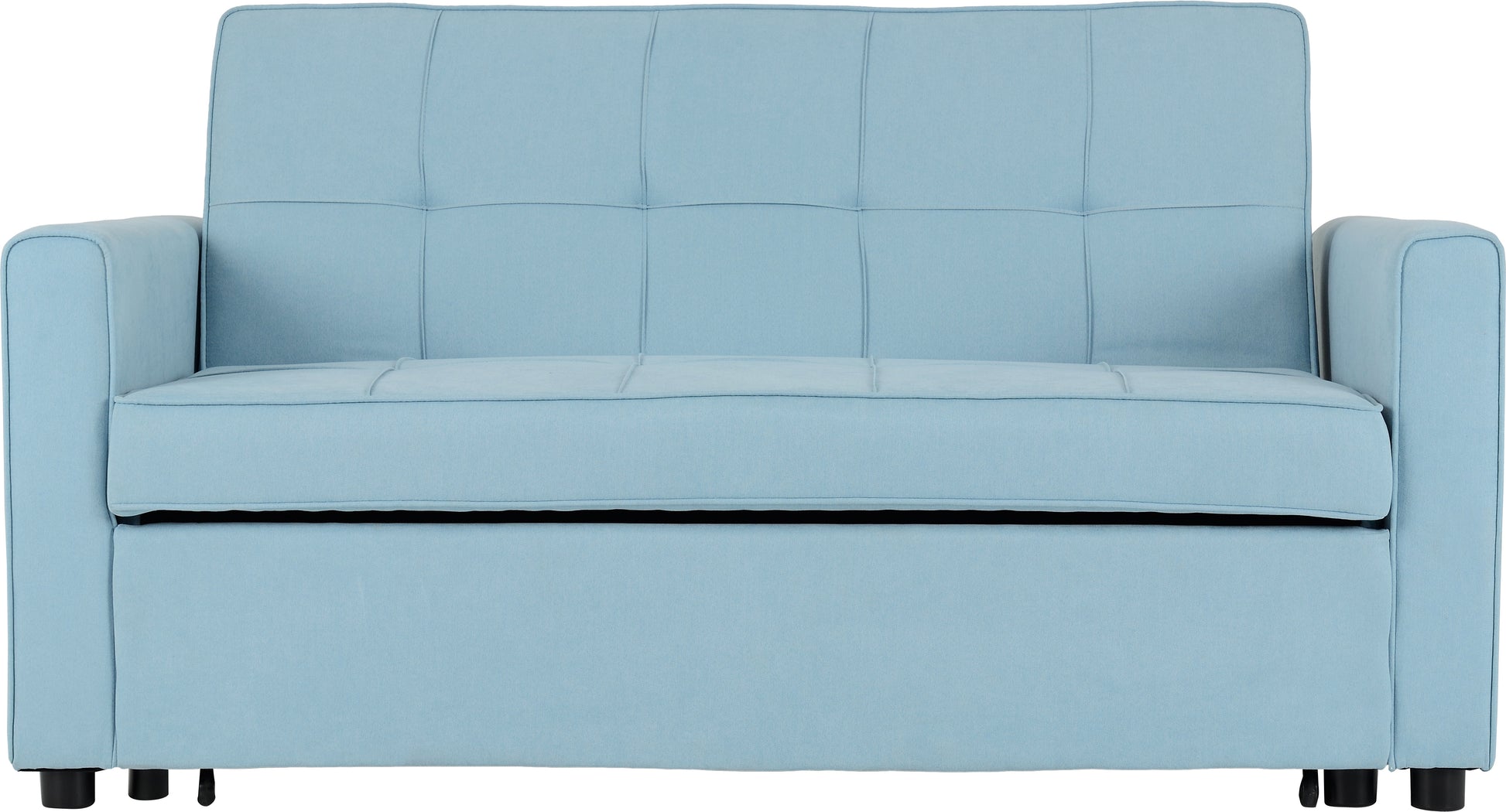 Astoria Sofa Bed - Light Blue Fabric - The Right Buy Store