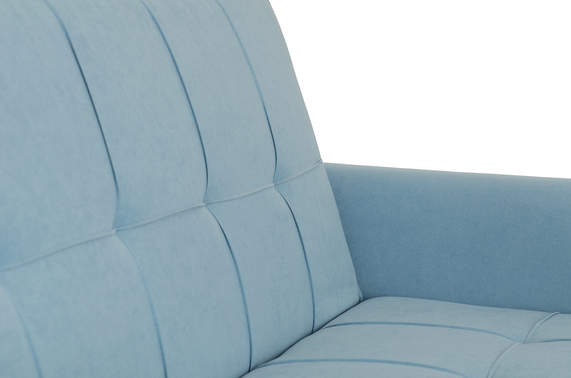 Astoria Sofa Bed - Light Blue Fabric - The Right Buy Store