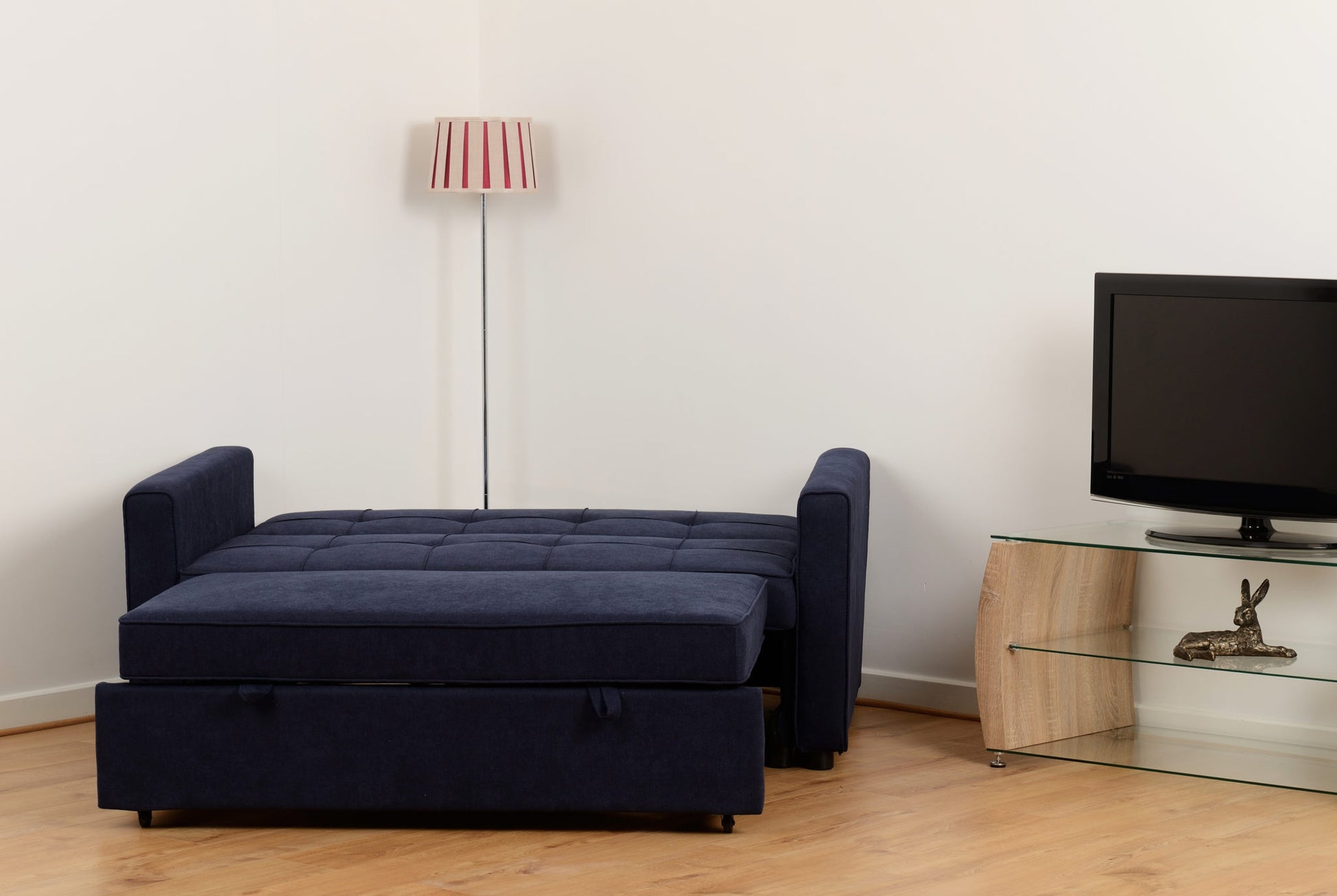 Astoria Sofa Bed - Navy Blue Fabric - The Right Buy Store