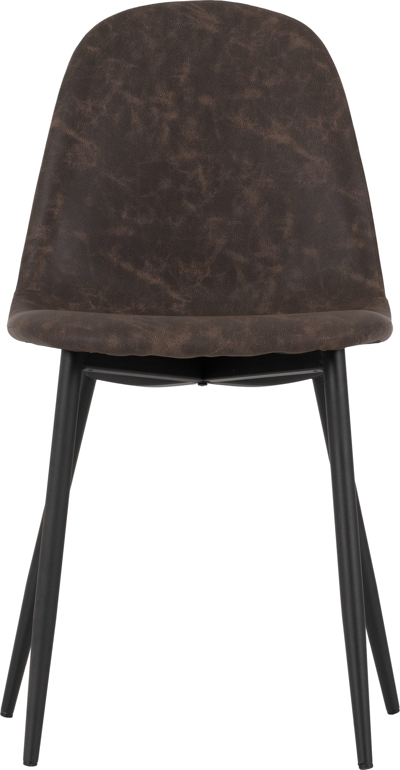 Athens Chair Brown Faux Leather (Pair)- The Right Buy Store