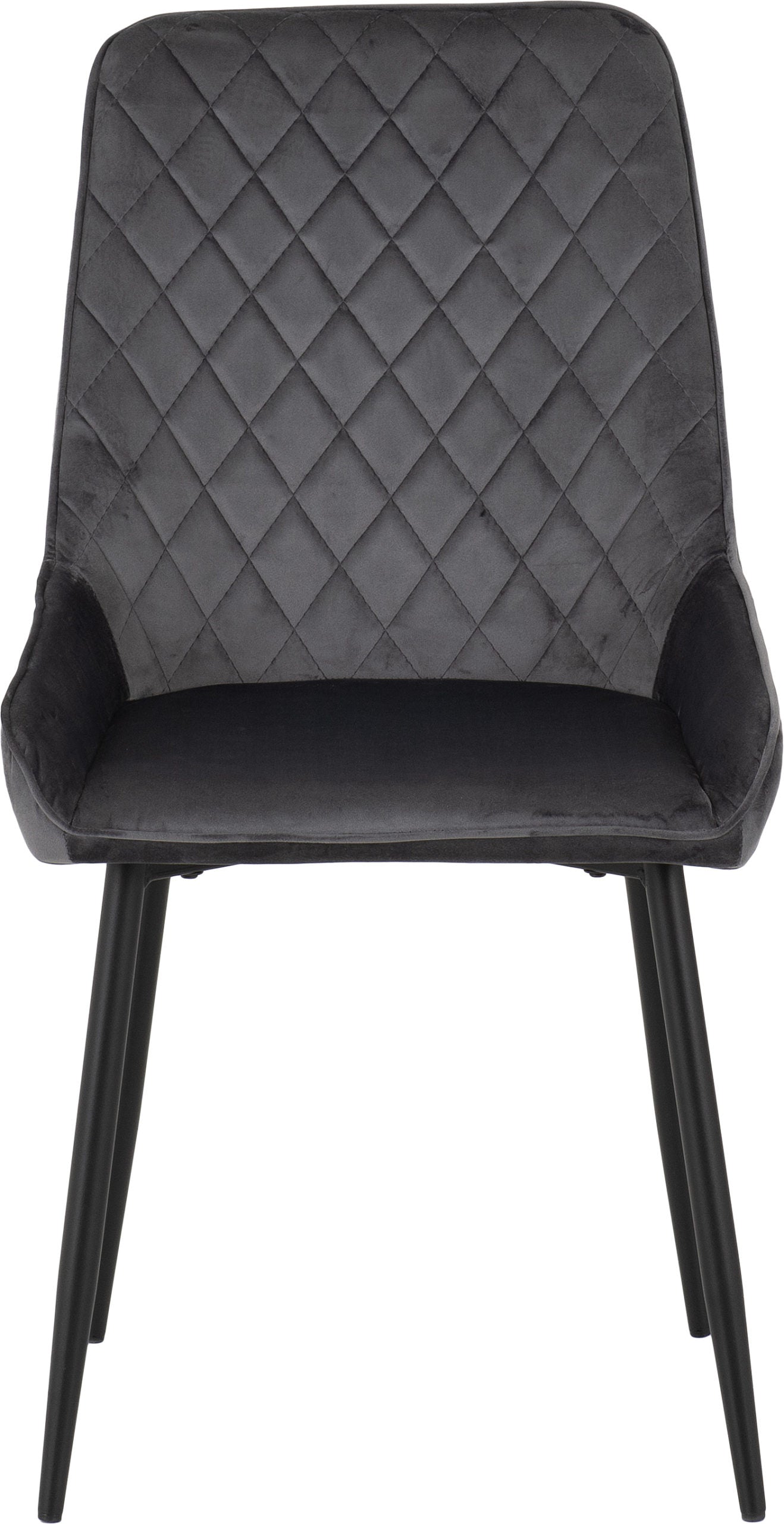 Avery Chair Black/Grey Velvet- The Right Buy Store