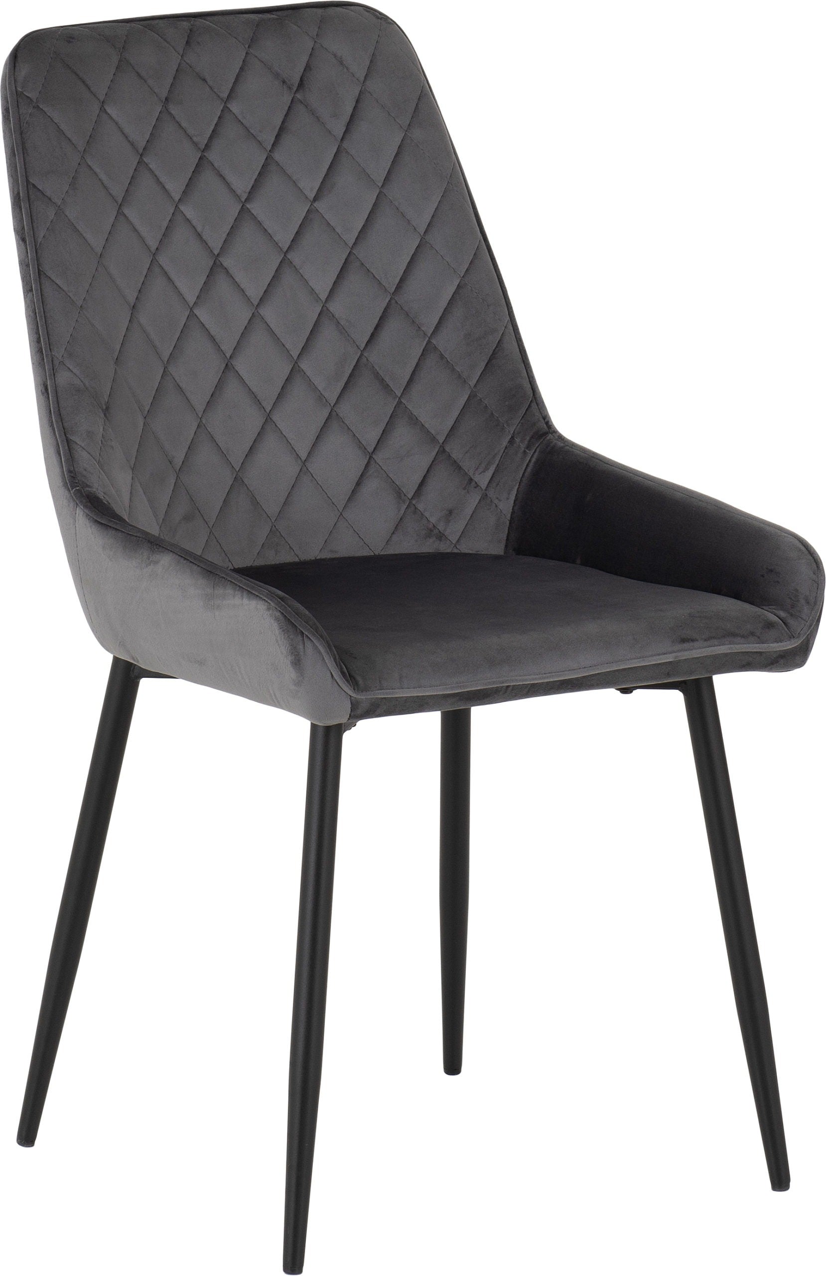 Avery Chair Grey Velvet 