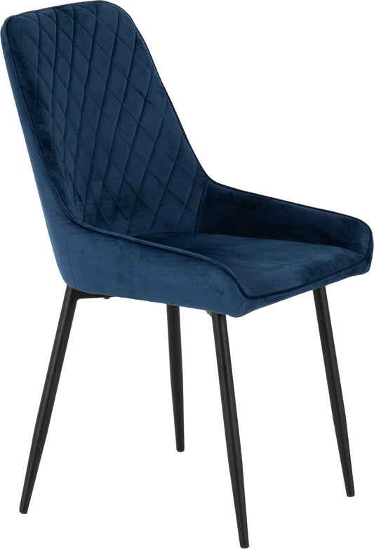 Avery Chair - Sapphire Blue Velvet (Pair)