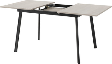 Avery Extending Dining Table- Concrete/Grey Oak Effect/Black- The Right Buy Store