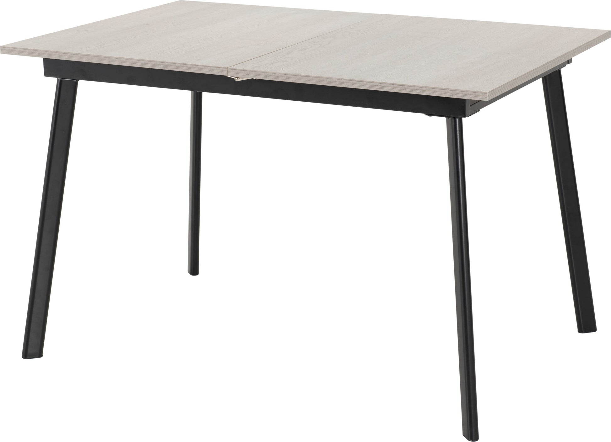 Avery Extending Dining Table- Concrete/Grey Oak Effect/Black- The Right Buy Store