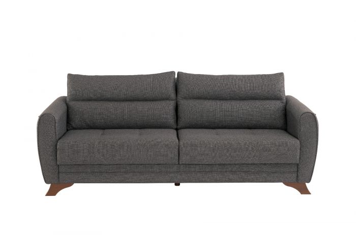 Aykon 3 Seater Sofa Charcoal