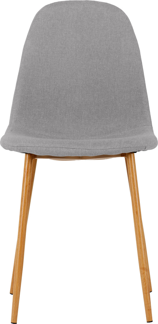 Barley Chair (4 Chairs) - Grey Fabric